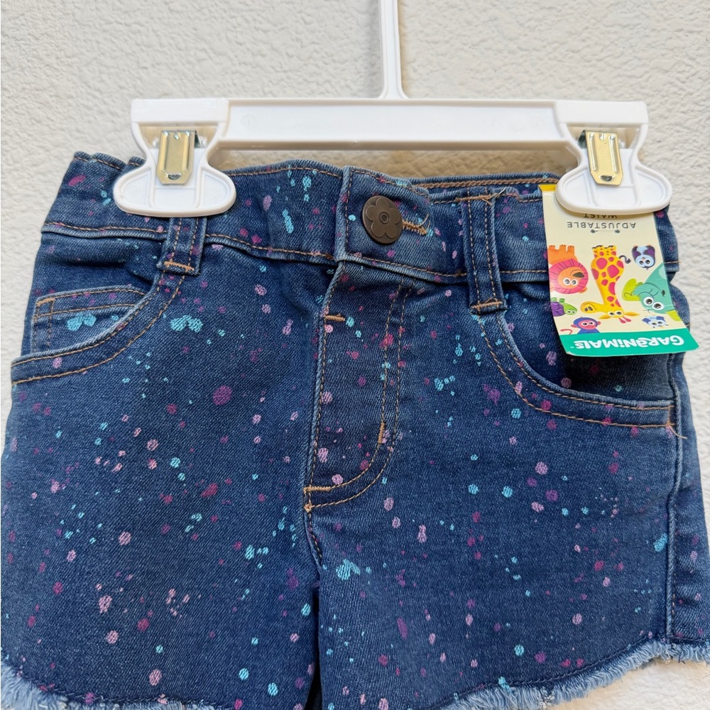 Garanimals Speckled Blue Kids Denim Shorts
